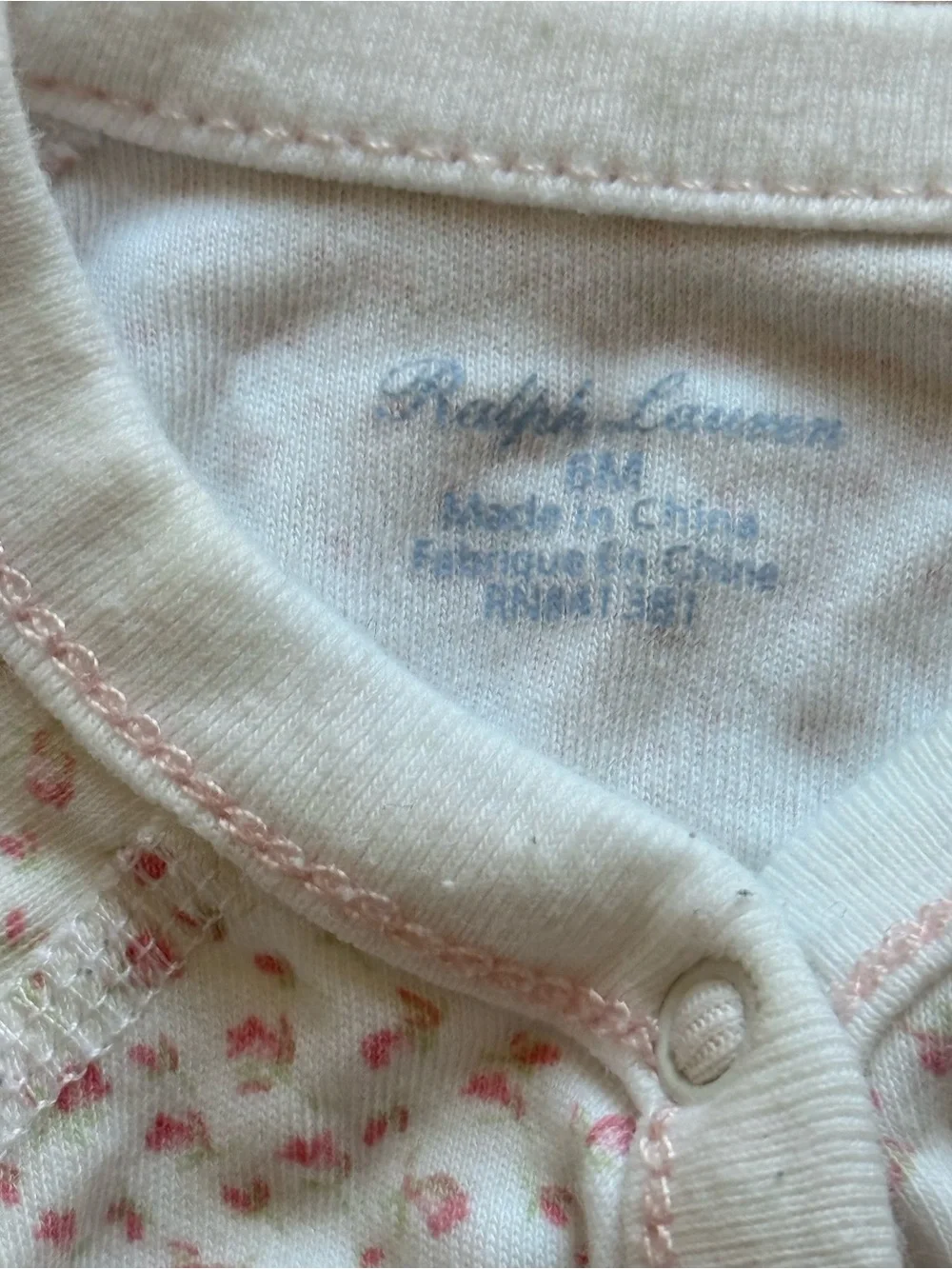 Polo Ralph Lauren Baby Girls Floral Cotton‎ Coverall Floral print 6 Months
